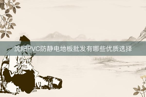 沈阳PVC防静电地板批发有哪些优质选择