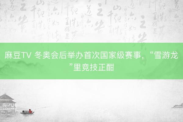 麻豆TV 冬奥会后举办首次国家级赛事，“雪游龙”里竞技正酣