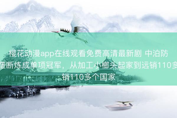 樱花动漫app在线观看免费高清最新剧 中泊防爆打破垄断炼成单项冠军，从加工小榔头起家到远销110多个国家