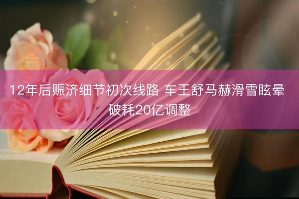 12年后赈济细节初次线路 车王舒马赫滑雪眩晕 破耗20亿调整