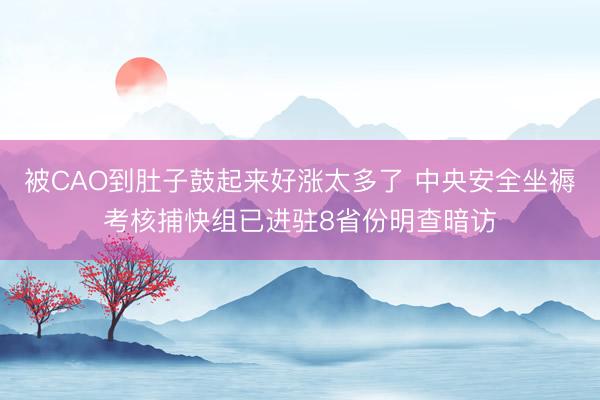 被CAO到肚子鼓起来好涨太多了 中央安全坐褥考核捕快组已进驻8省份明查暗访